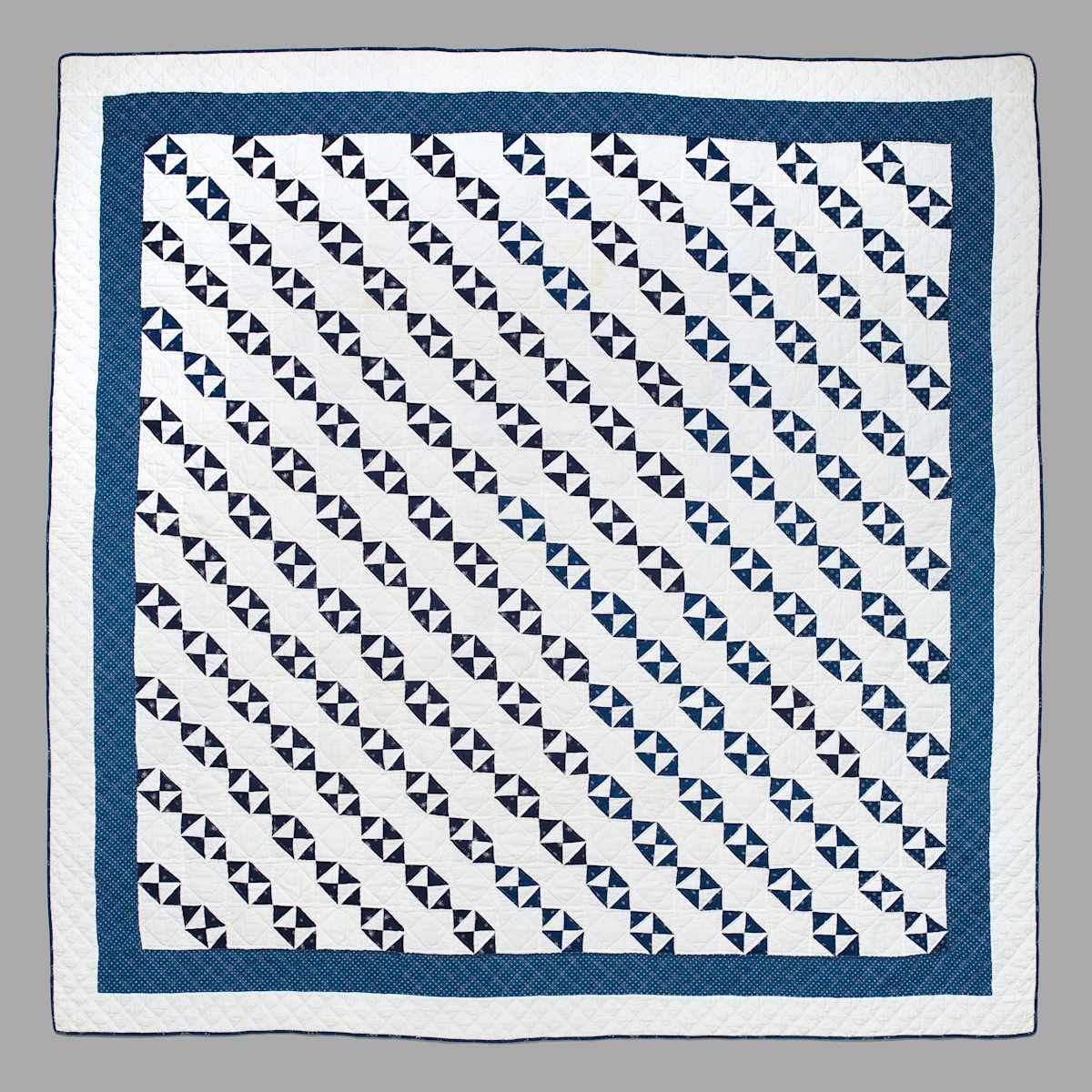 Broken Dish Bow Tie Quilt by Lucy Hilty, Image 1.
