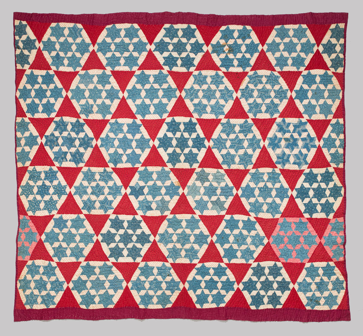 Seven Sisters Quilt by Unknown Artist 