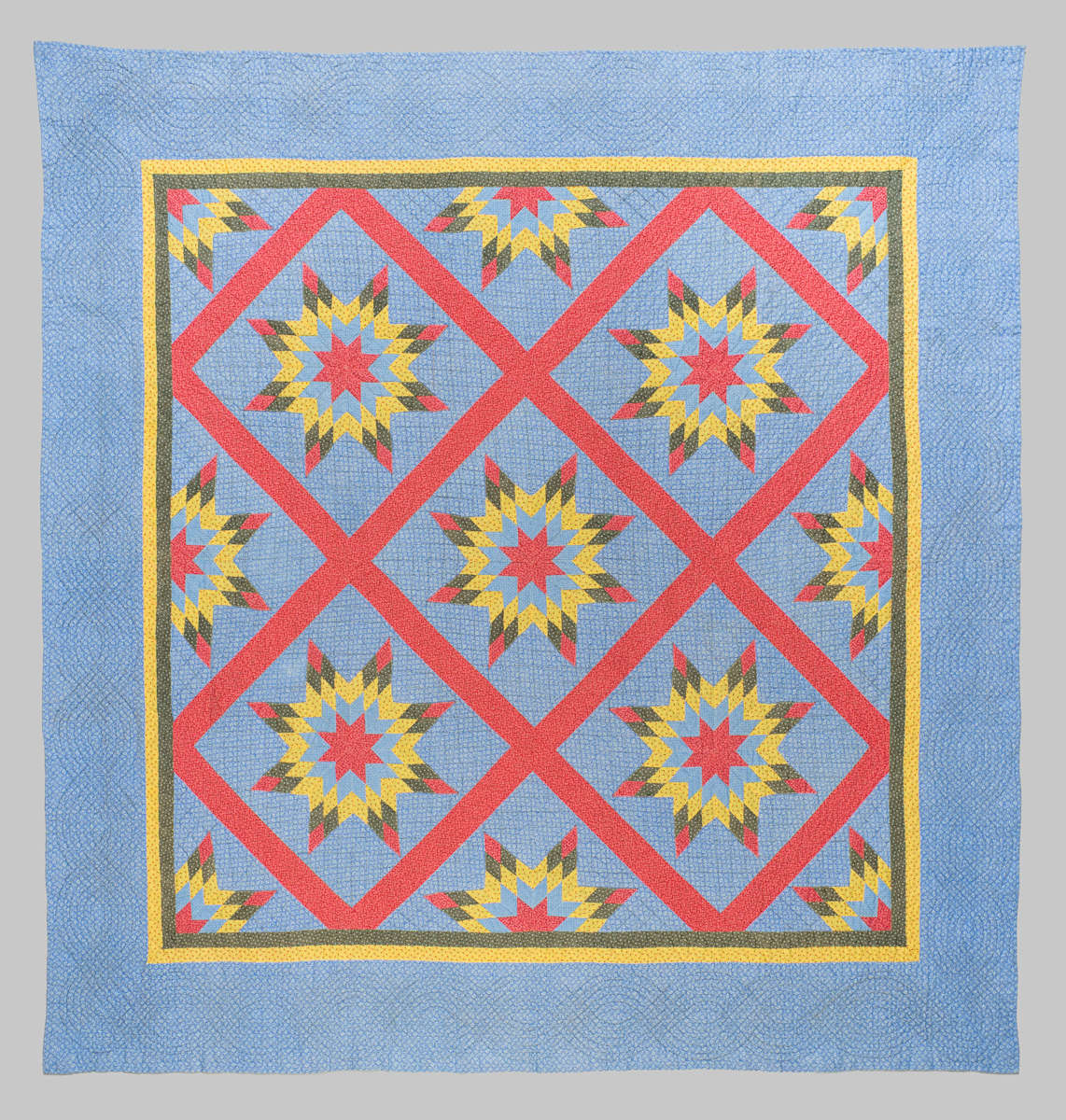 Pennsylvania Star Quilt by Unknown Artist, Image 1.