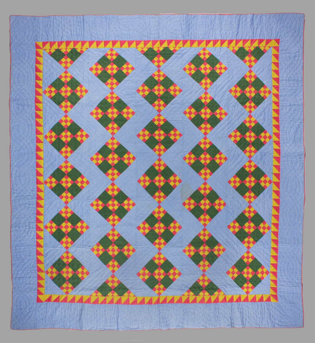 Nine Patch Quilt (variation) by Unknown Artist 