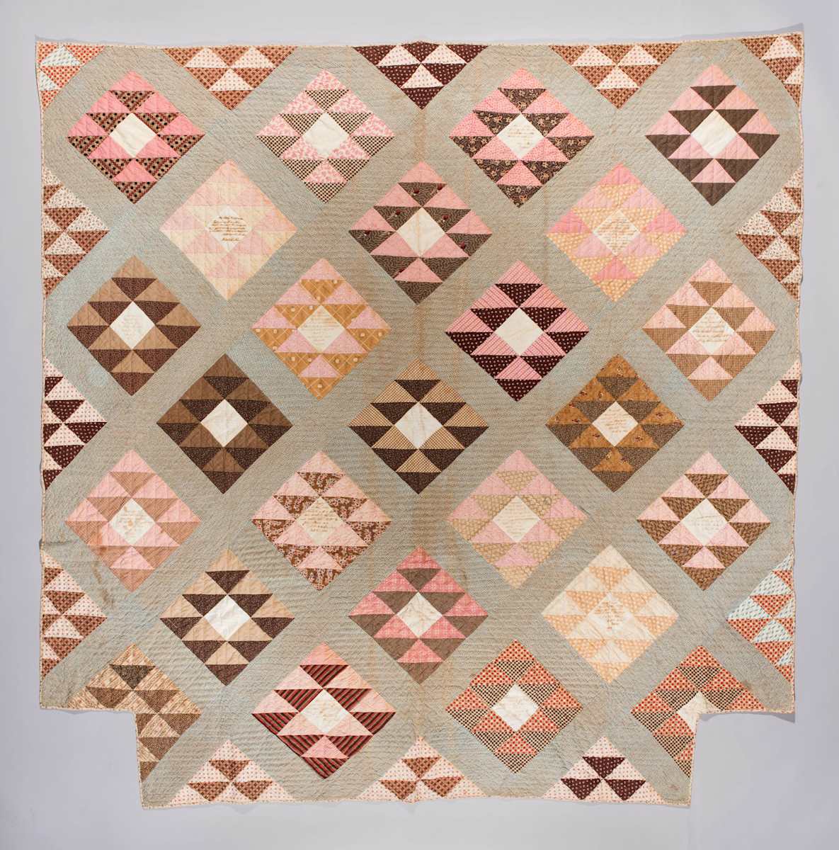 Old Maid’s Ramble Quilt by Anna Zerissa Morse Thurston, Image 4.