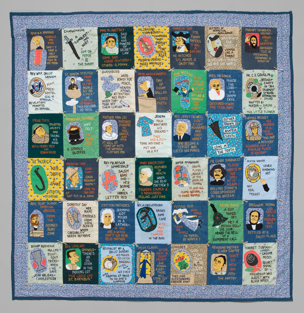 People of the Cloth Quilt by Dorothy Vance 