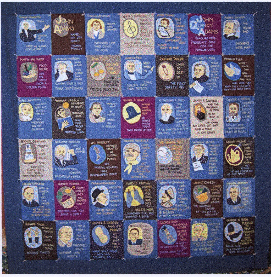Presidents Quilt by Dorothy Vance 