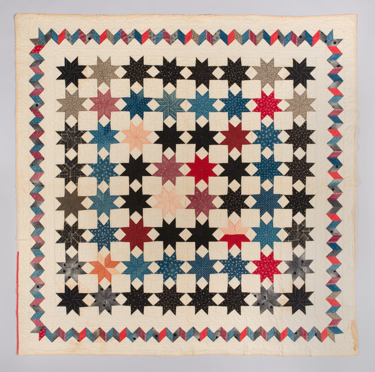 Eight Point Star Quilt by Unknown Artist 