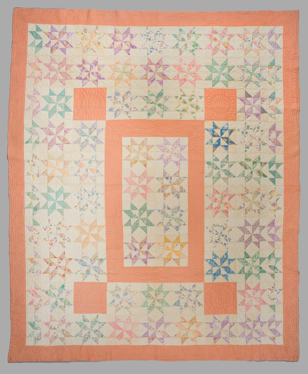 Eight Point Star Quilt by Unknown Artist 