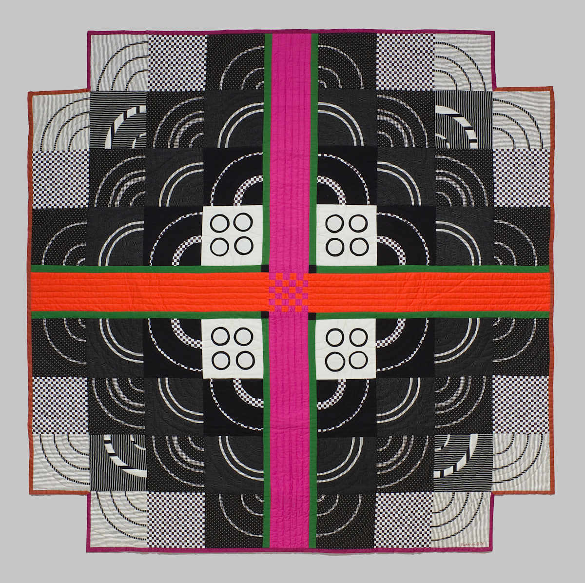 Tuxedo Junction Quilt by Charlotte Patera, Image 1.
