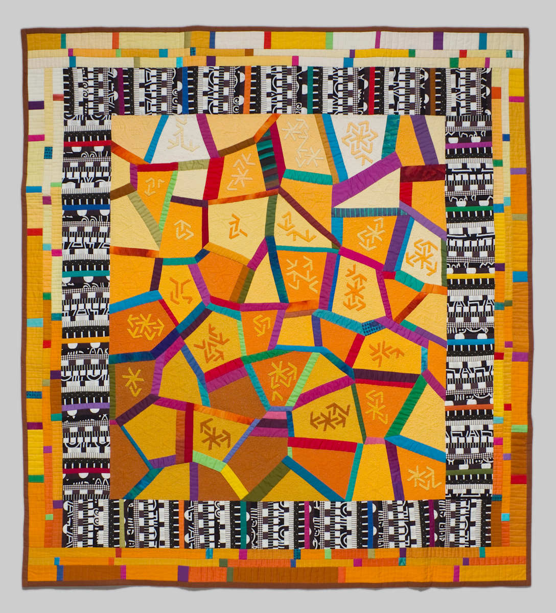 Different Strokes Quilt by Charlotte Patera, Image 1.