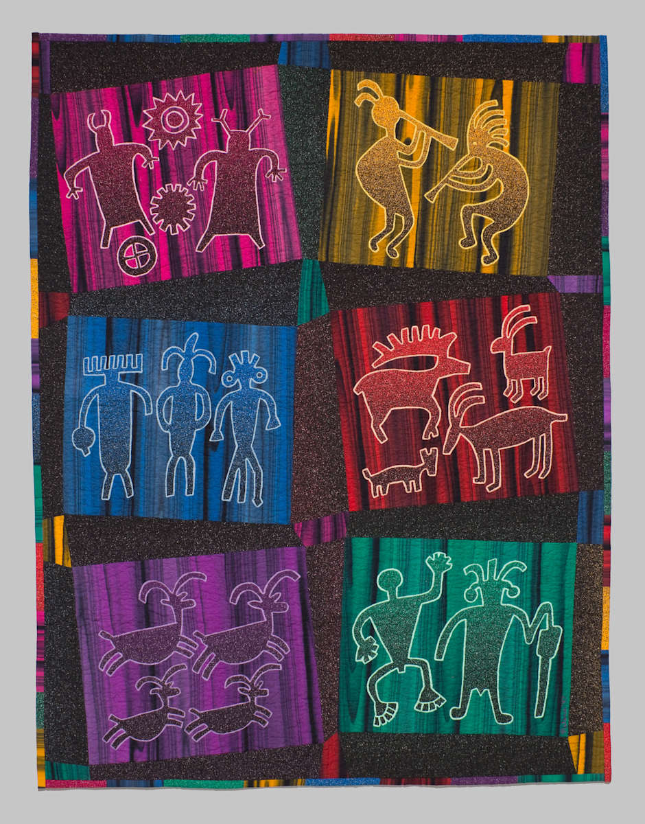 Glyph Grahics Quilt by Charlotte Patera, Image 1.
