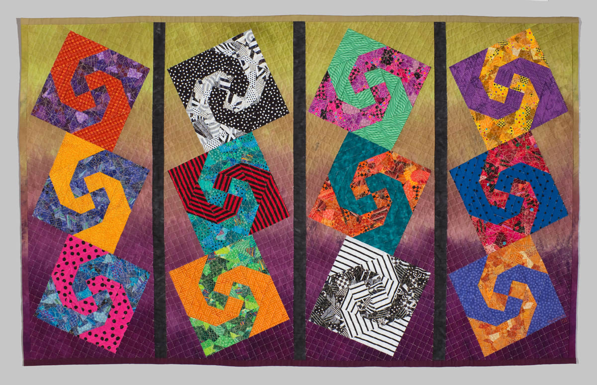 Gridlock Quilt by Charlotte Patera 