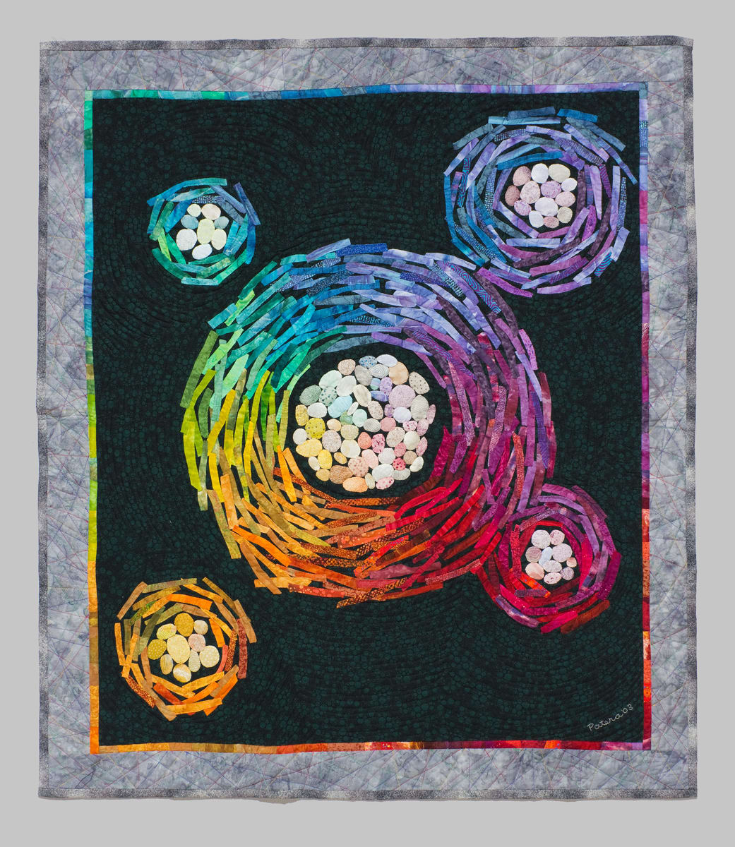 Sticks and Stones Nested Quilt by Charlotte Patera 