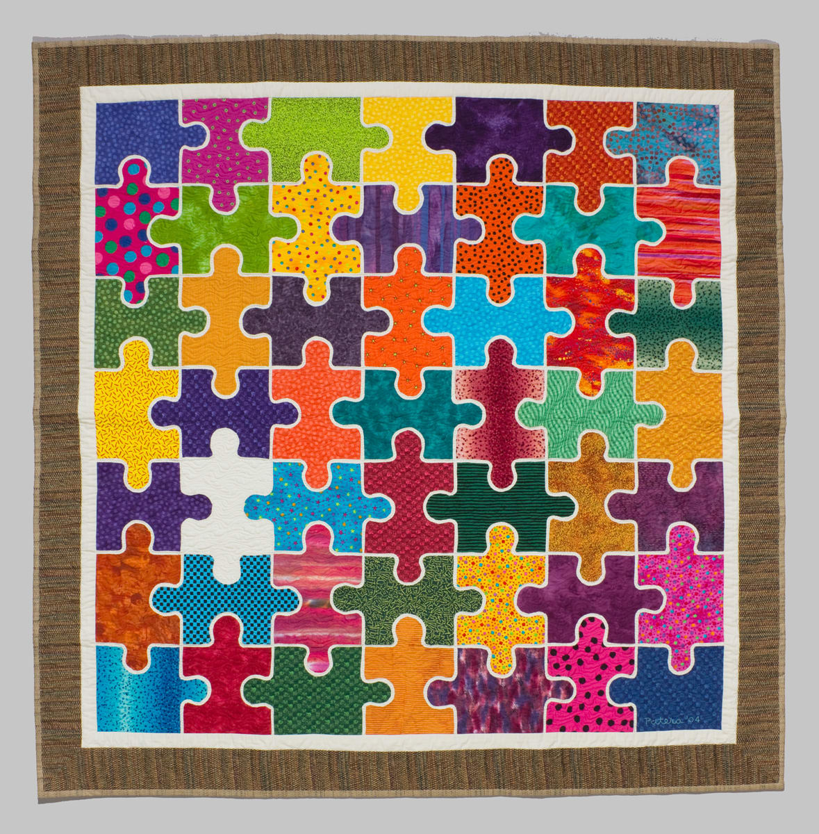 The Missing Piece Quilt by Charlotte Patera, Image 1.