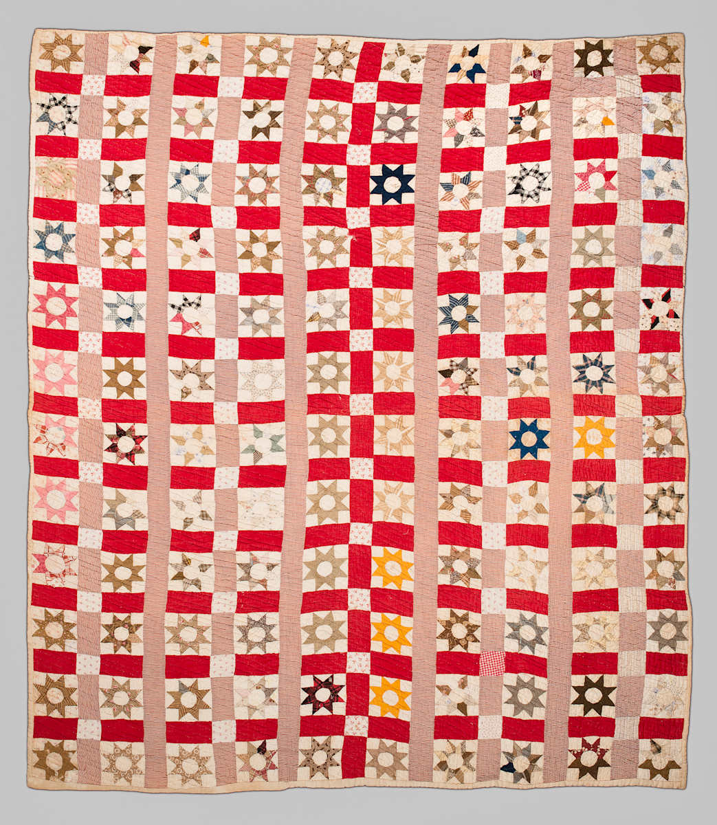Star Quilt 1889 by Unknown Artist, Image 1.