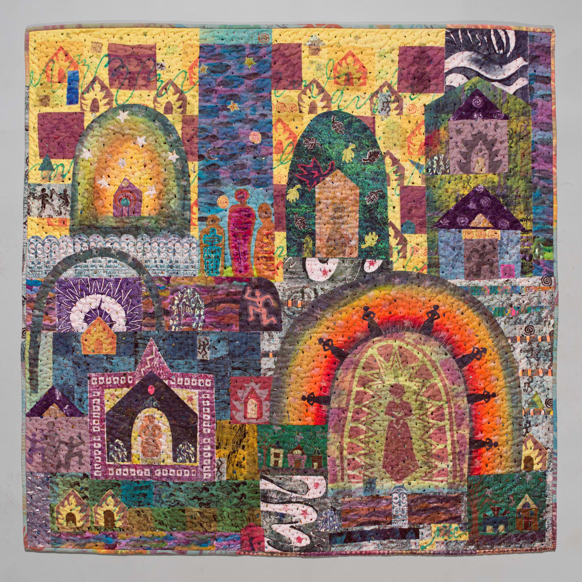 “Revelations” Saints and Sinners Quilt by Natasha Kempers-Cullen 