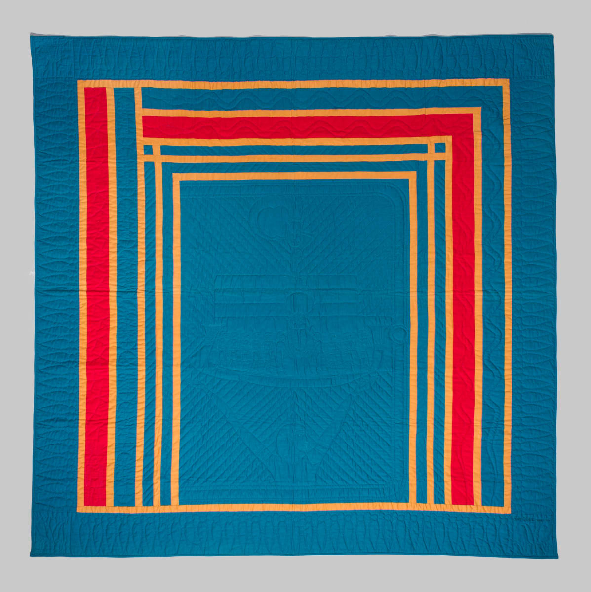 Amish Bars Quilt (variation) by Gwen Marston and Joe Cunningham 