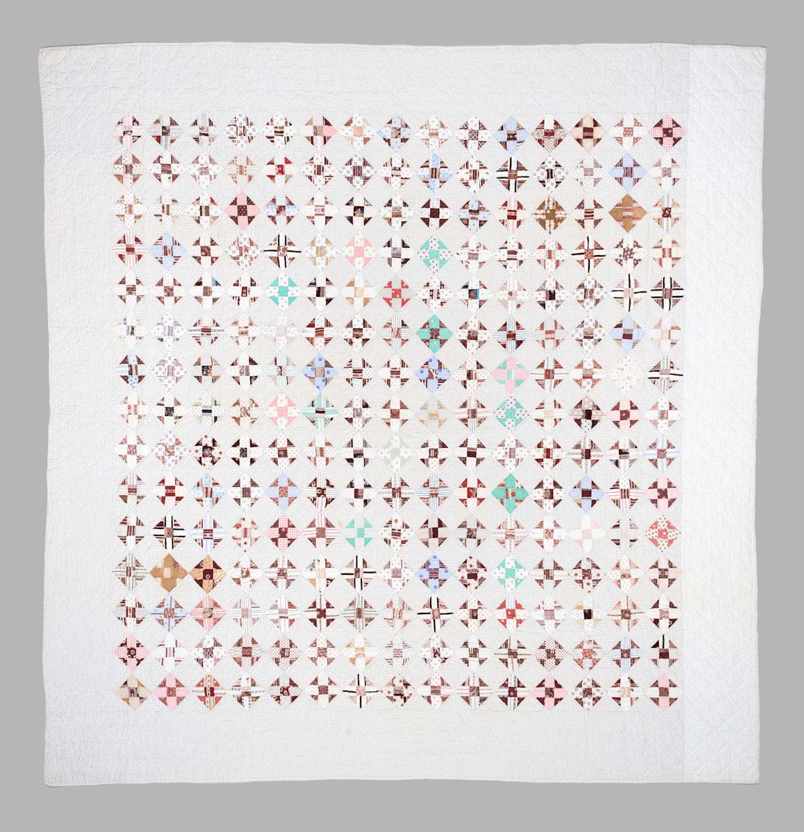 Bachelor Puzzle Quilt (variation) by Unknown Artist, Image 1.