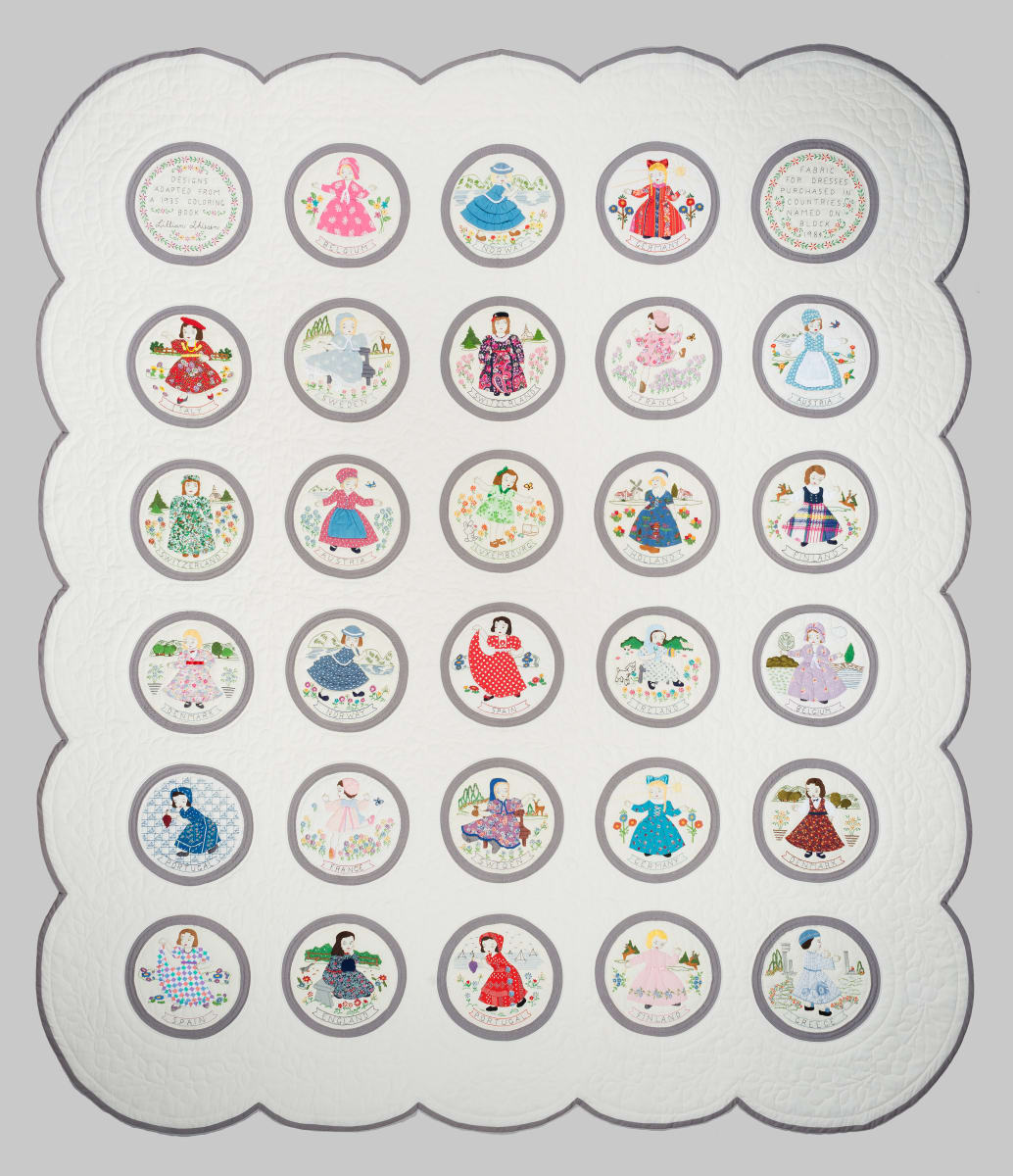 European Dolls Quilt by Lillian Karber Thiesen 