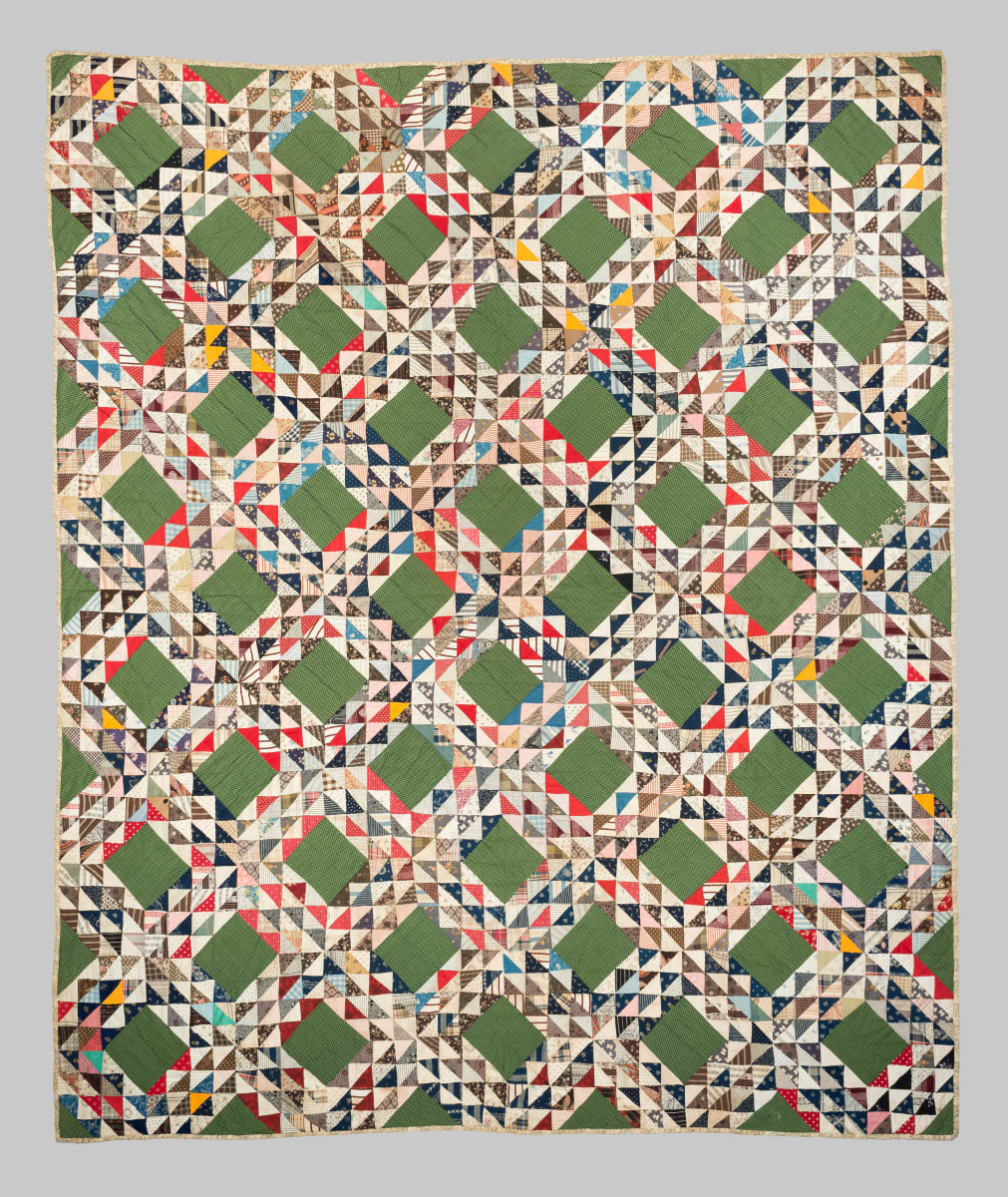 Ocean Waves Quilt by Unknown Artist 