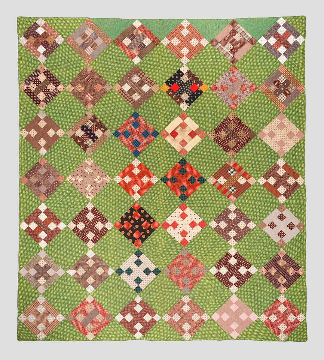 Crossroads in Nine Patch and/or Capital T by Unknown Artist, Image 1.