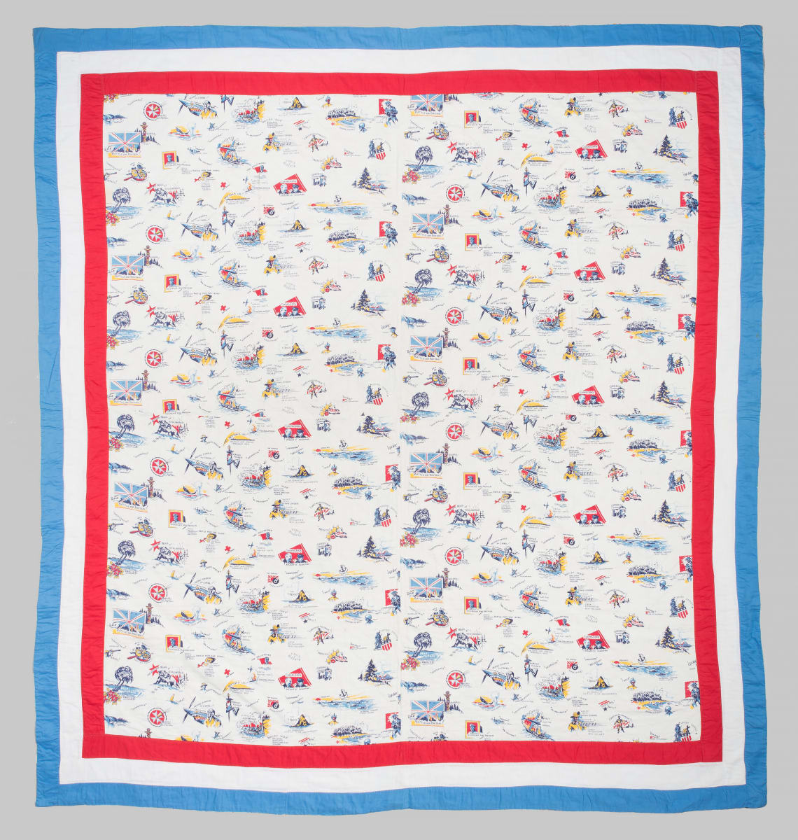 Whole Cloth with Borders by Unknown Artist 