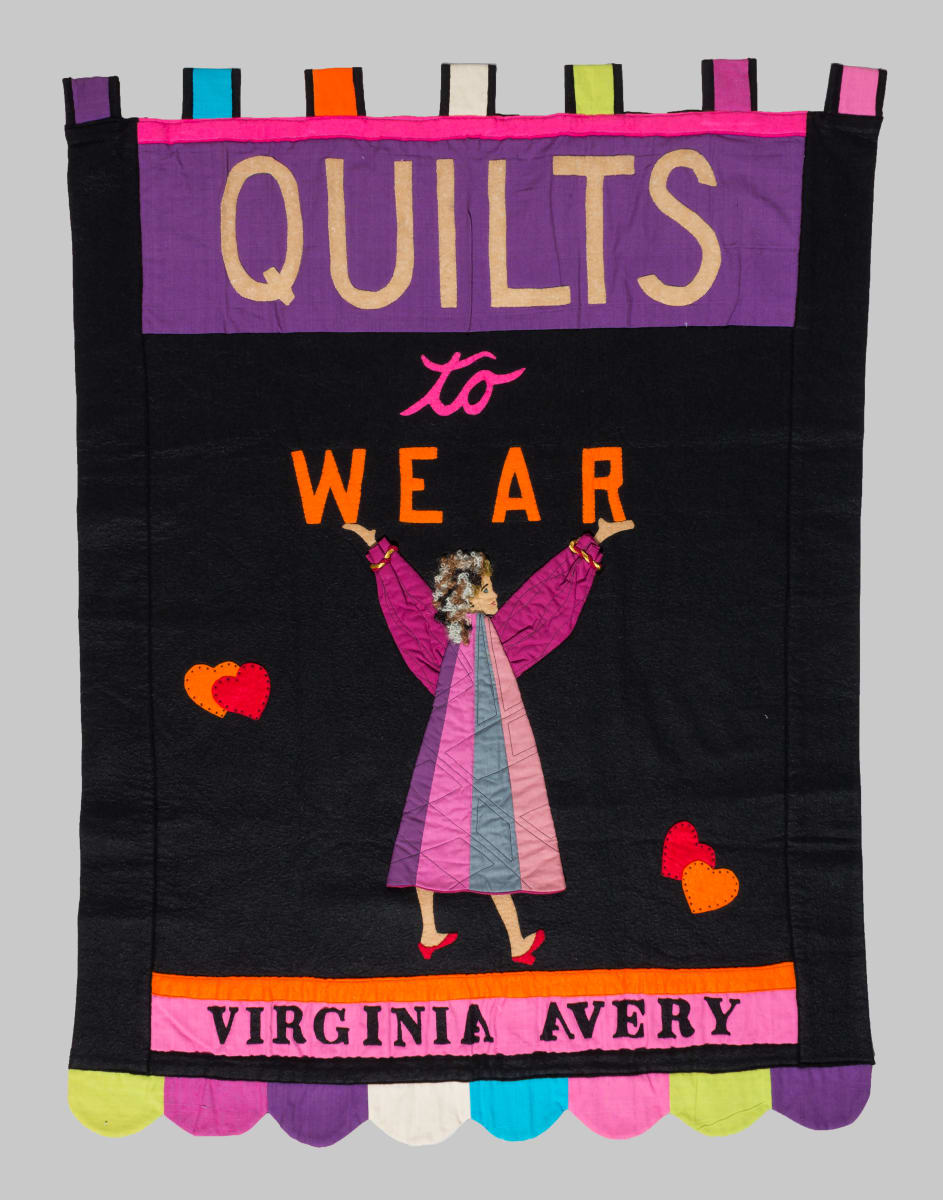 Quilts To Wear banner by Virginia Avery 