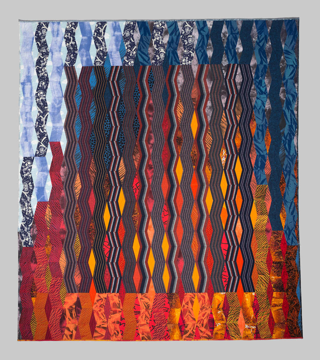 Fire Storm Quilt by Mary Mashuta, Image 1.