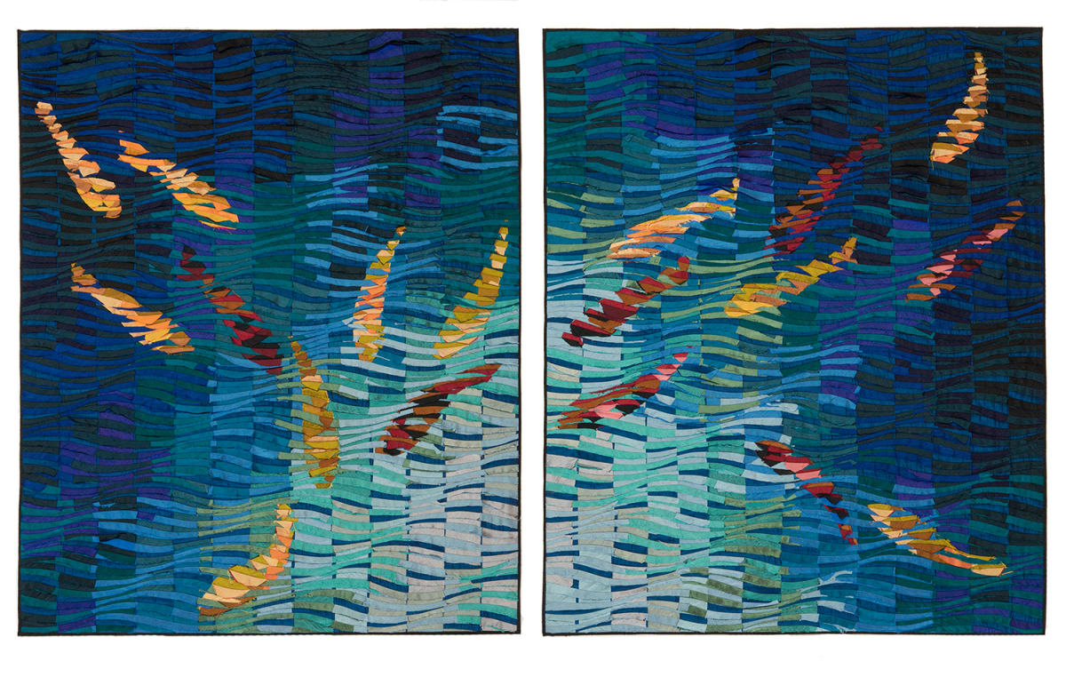 Koi Diptych by Tim Harding, Image 1.