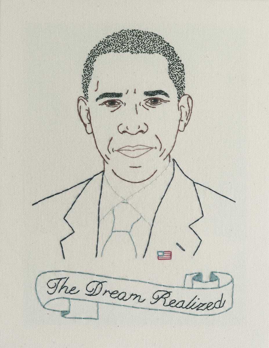 #44 Barack Obama by Jen Graham, Image 1.