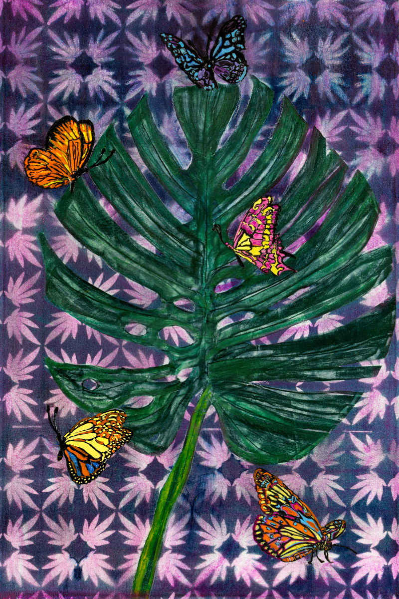 Status with Monstera by Alexandra Anderson Bower 