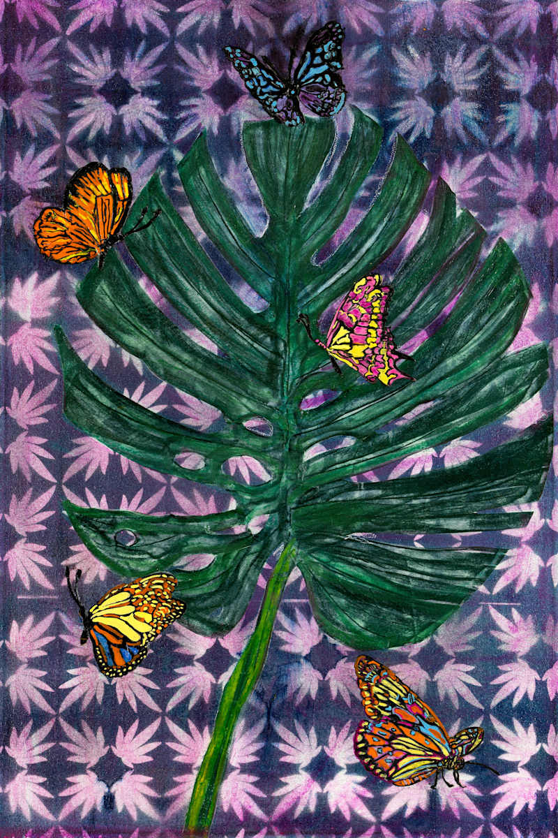 Status with Monstera by Alexandra Anderson Bower, Image 1.
