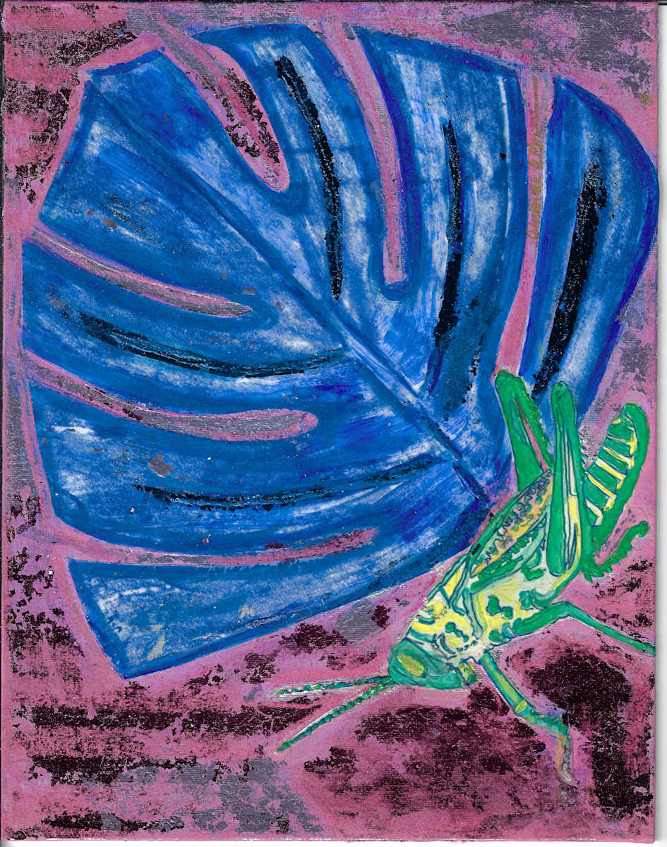 Monstera Grasshopper II, Image 1.