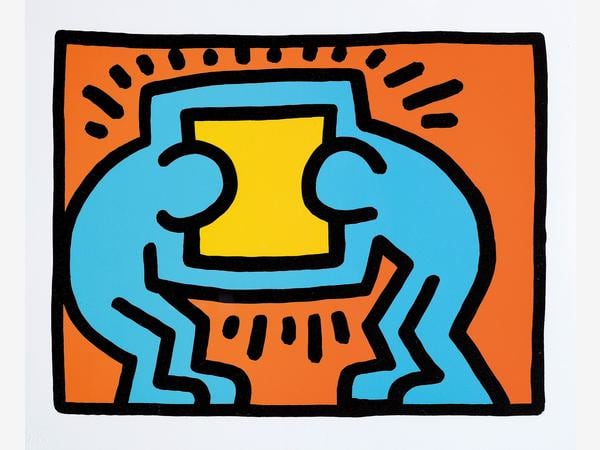Pop Shop VI: Plate B by Keith Haring 