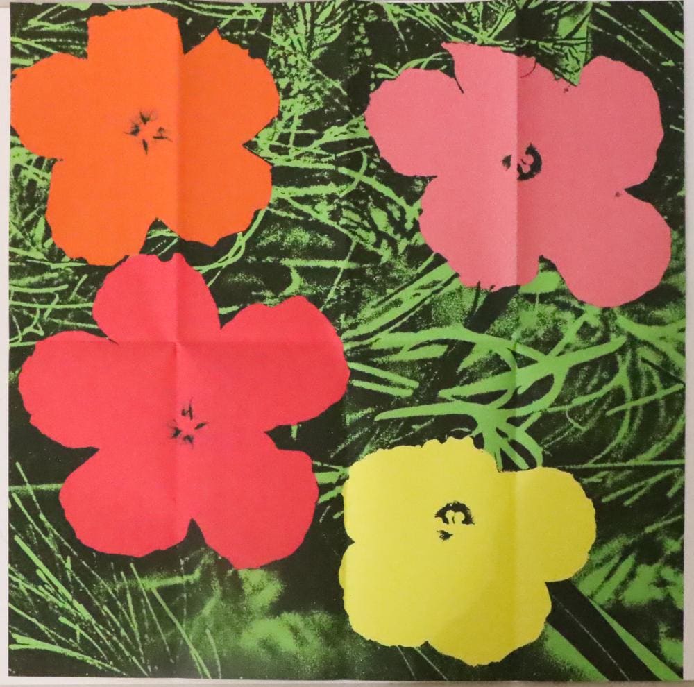 Flowers Lithograph 1964 by Andy Warhol 