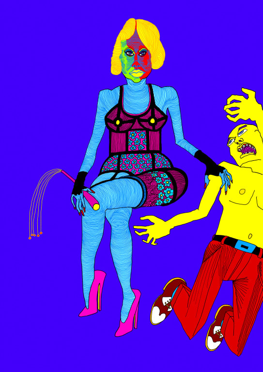 Lady Blue by Pushwagner 