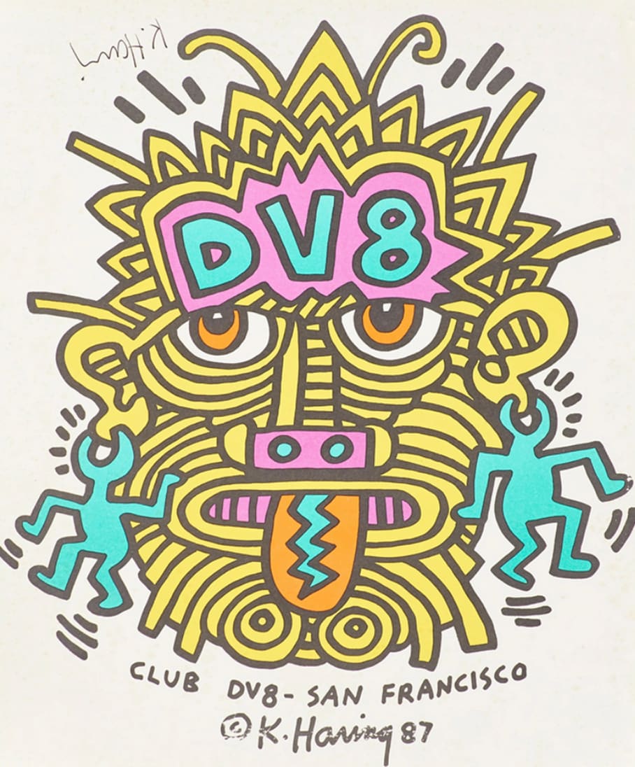 Club DV8 - San  Francisco by Keith Haring 