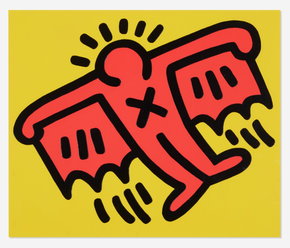 Icons - Flying Devil by Keith Haring 