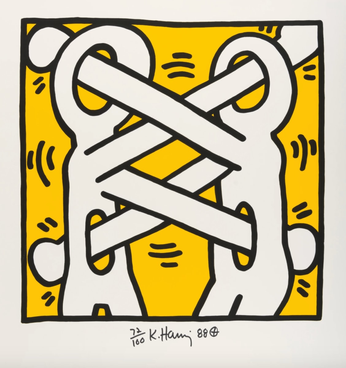 Art Attack on Aids by Keith Haring 