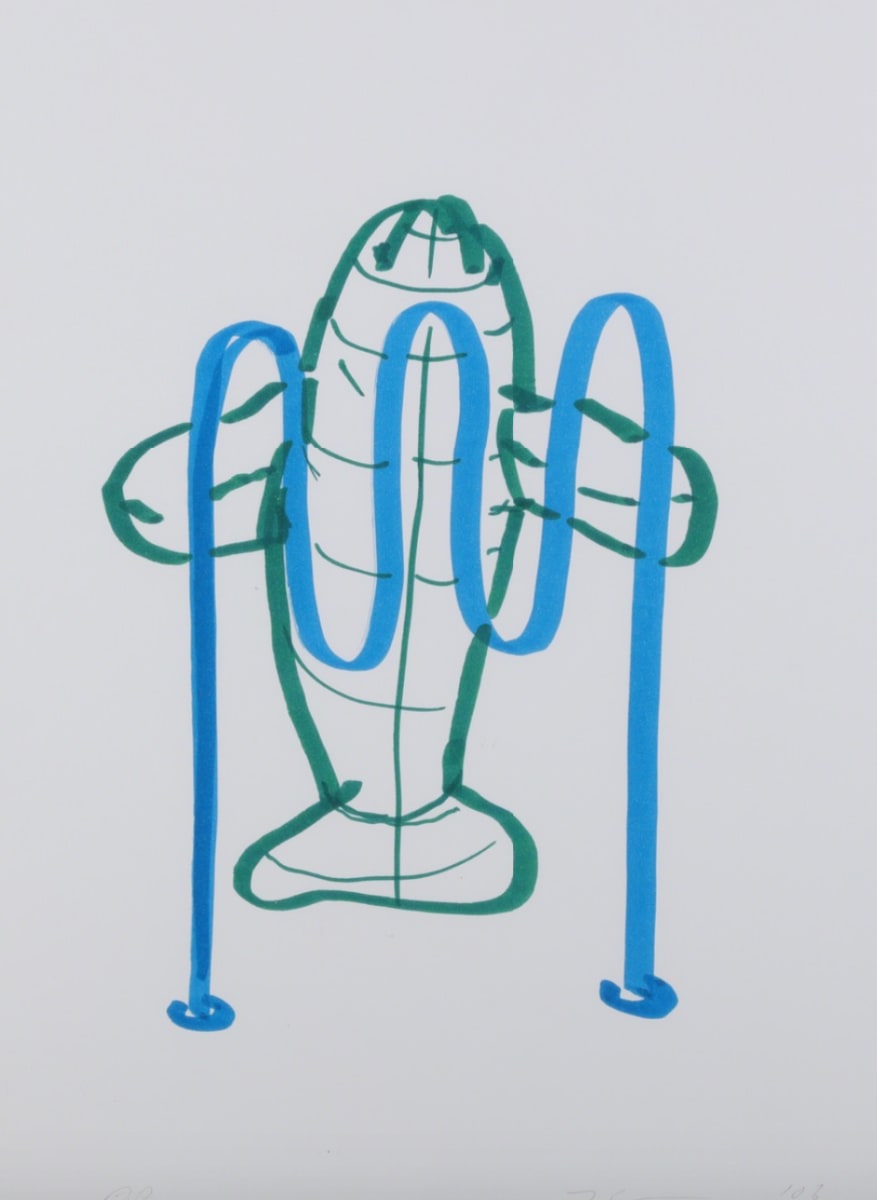 Dolphin (Bicycle Rack) by Jeff Koons 