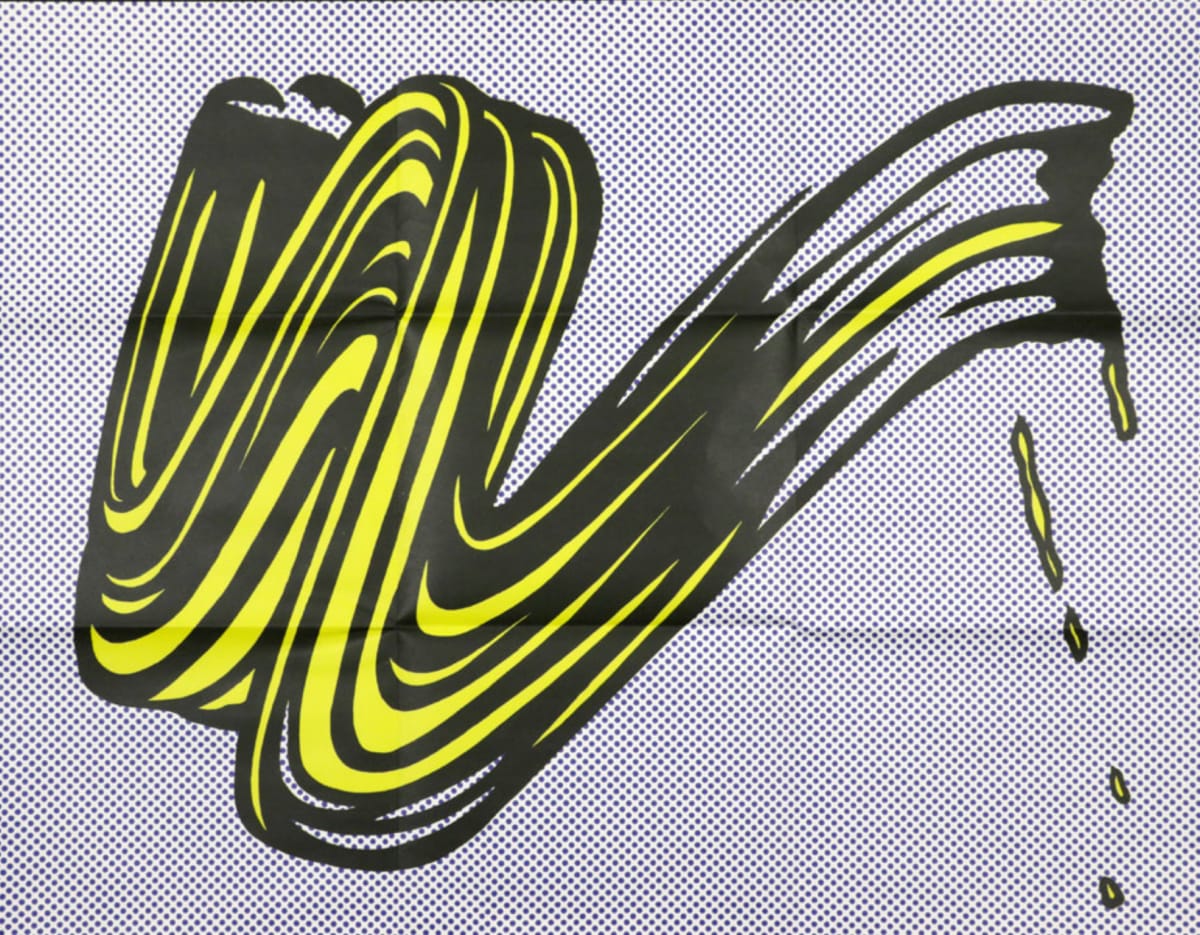 Brush Stroke by Roy Lichtenstein 