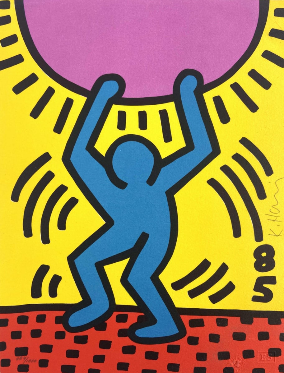 International Youth Year by Keith Haring 