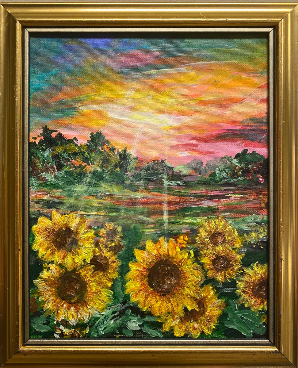 Sunrise Sunflowers by Teresa Boerner 