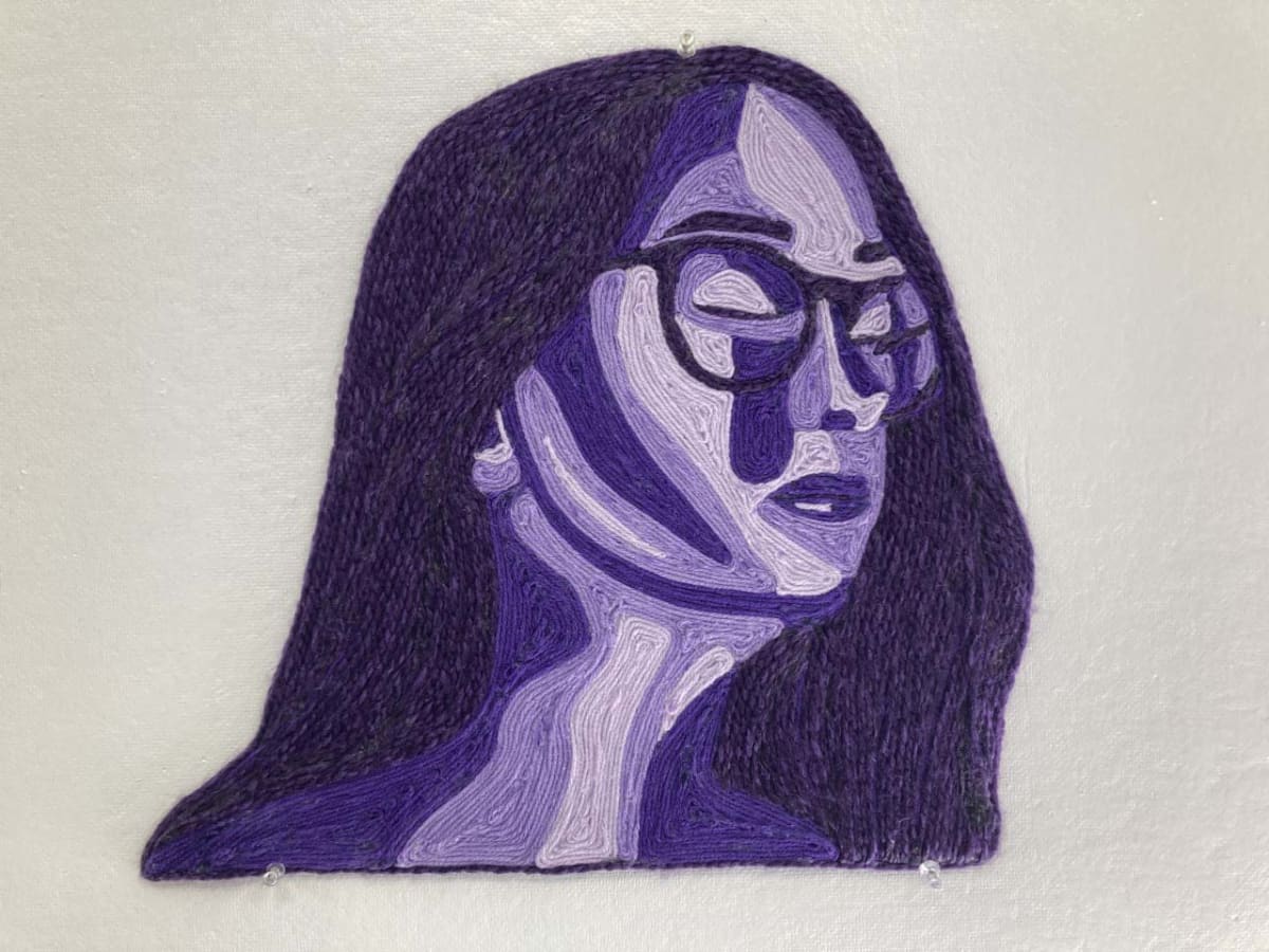 The Artist in Purple by Carlee Herrman 