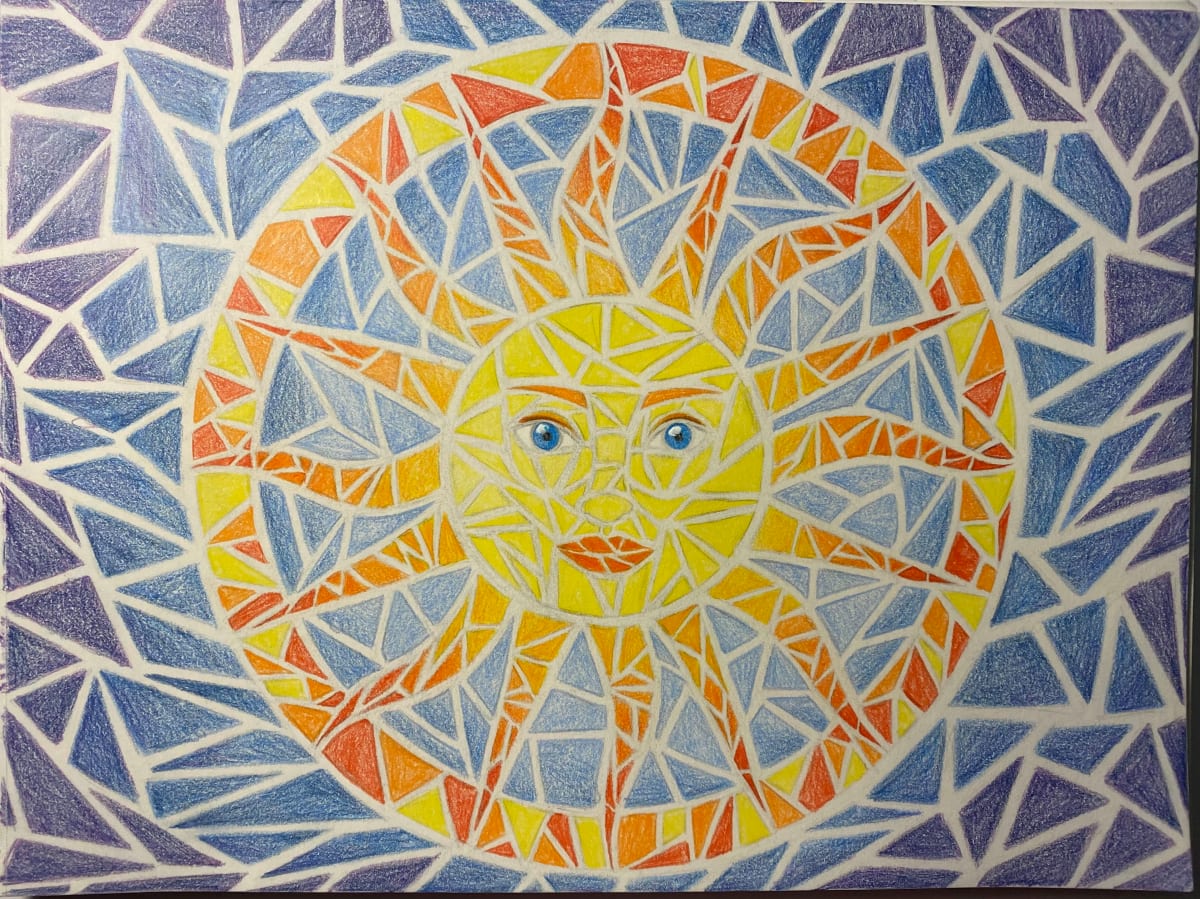 Sun Mosaic by Lucy Kerr 