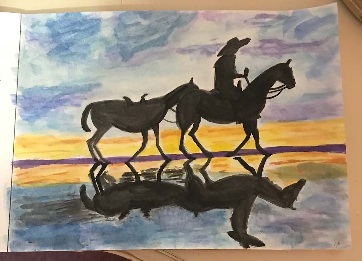 Roaming at Sunset by Susan Navarra, Image 1.