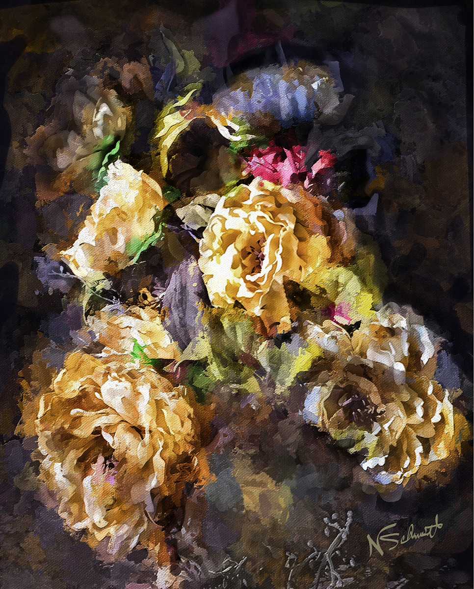 Festive Hydrangeas by Nancy Schmidt, Image 2.