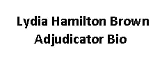 Lydia Hamilton Brown - Adjudicator Bio, Image 1.