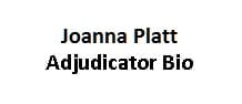 Joanna Platt - Adjudicator Bio by Joanna Platt 