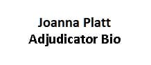 Joanna Platt - Adjudicator Bio by Joanna Platt, Image 1.