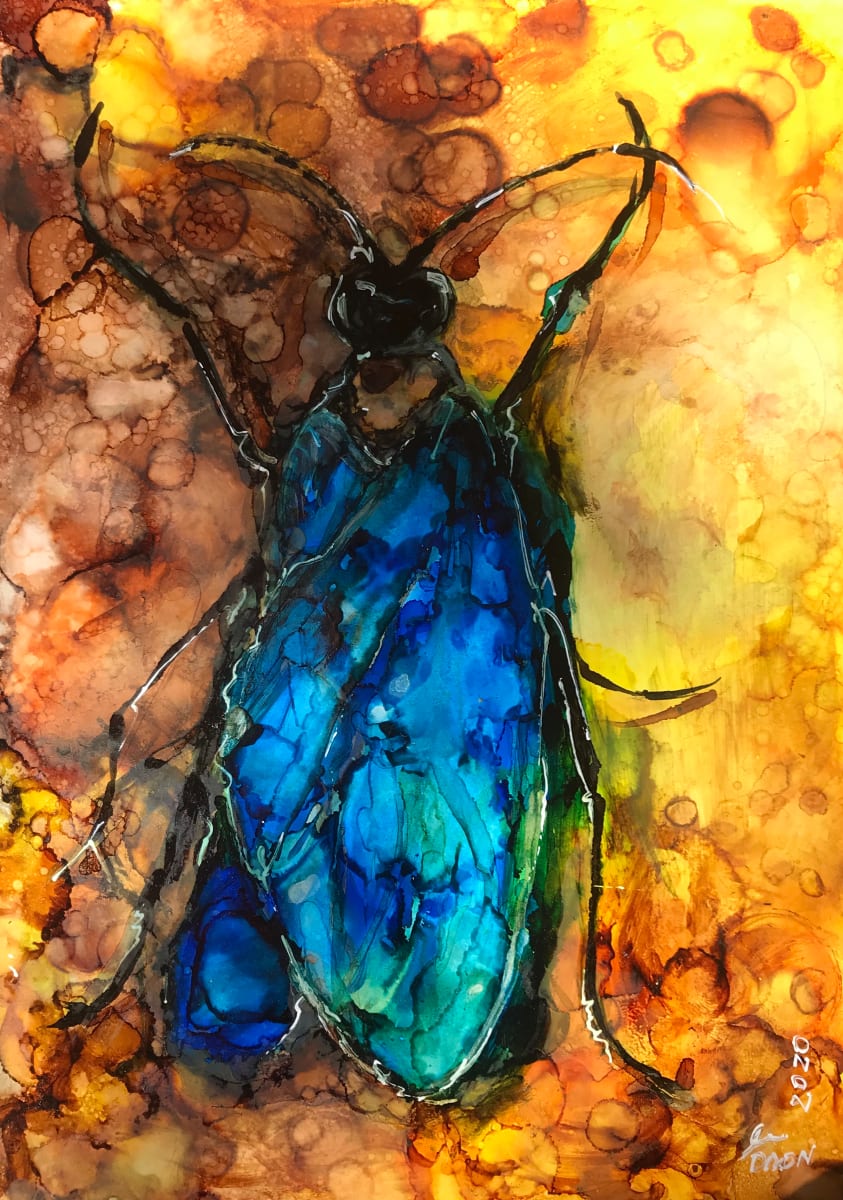 Cyan Assassin by Janet Dixon, Image 1.