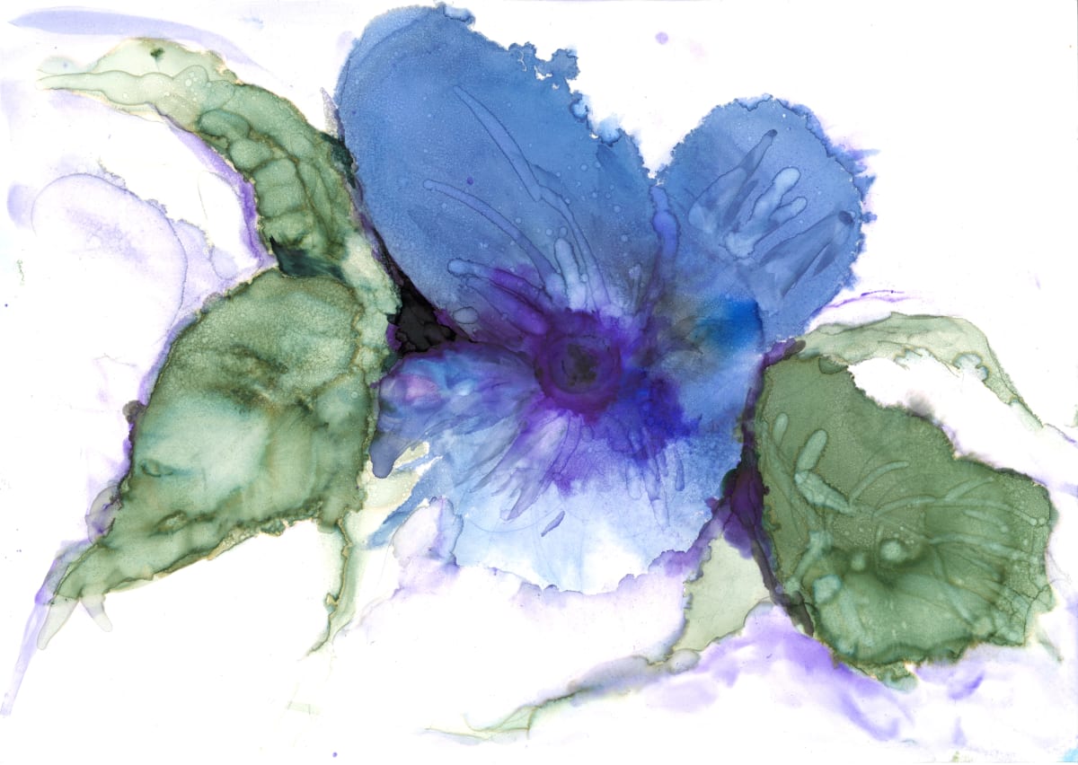 Violet mood by Janet Dixon 