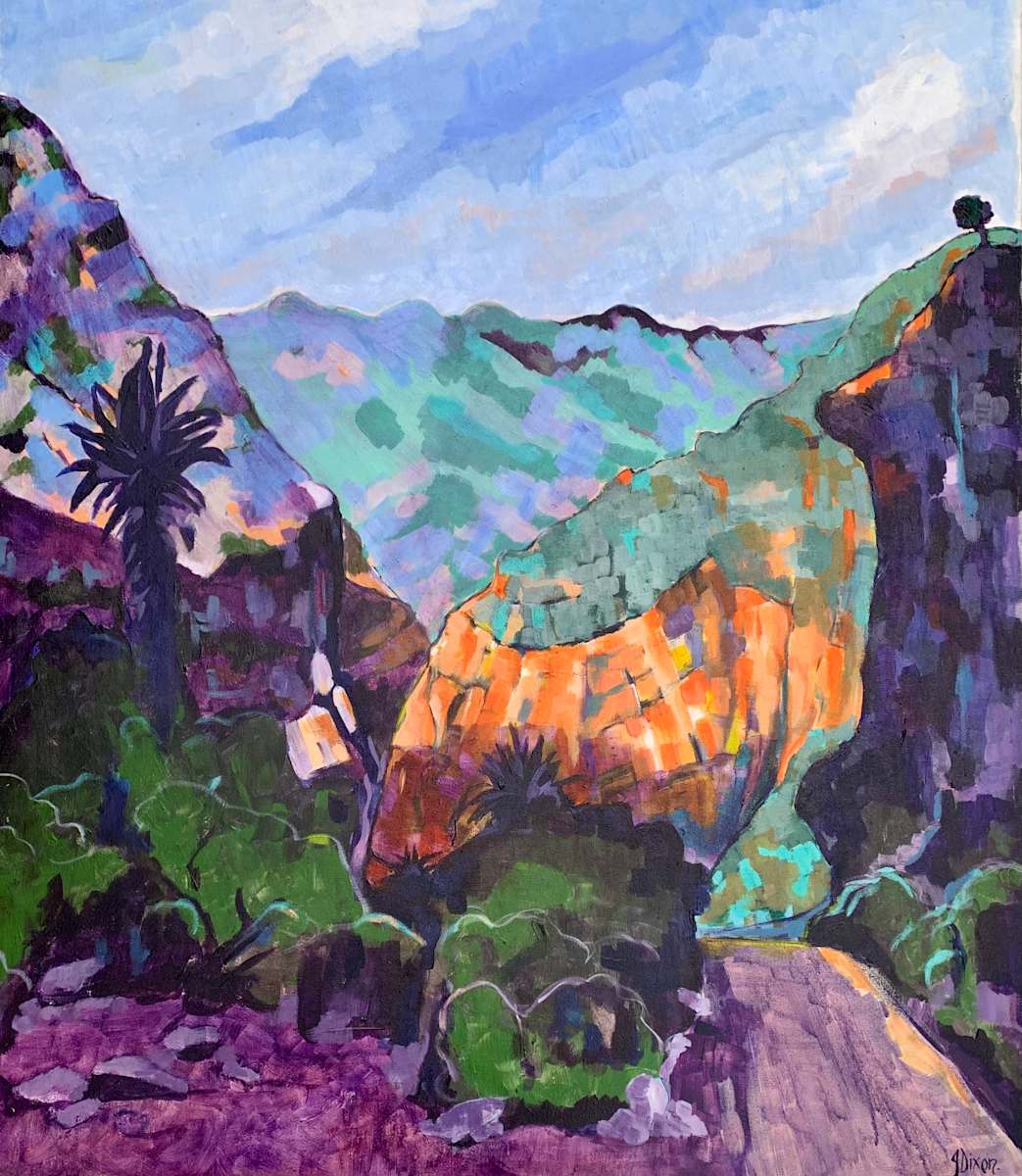 Sunrise Over Seweweekspoort by Janet Dixon 